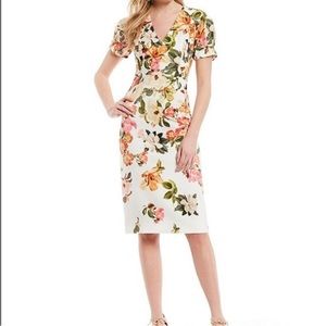 ANTONIO MELANI Tania Sheath Floral Dress 0 NWT